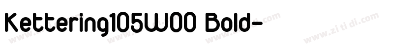 Kettering105W00 Bold字体转换